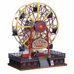 LEMAX Village de Noël lumineux, musical et en mouvement La grande roue de Noël Hot