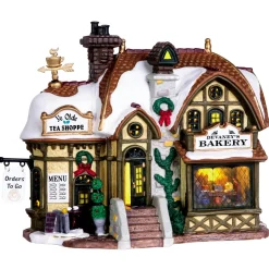 LEMAX Village de Noël lumineux Boulangerie Devaney's Clearance