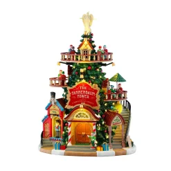 LEMAX Village de Noël lumineux Magasins de Noël Tour de sapin Hot