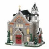 LEMAX Village de Noël lumineux Eglise St Luke Outlet