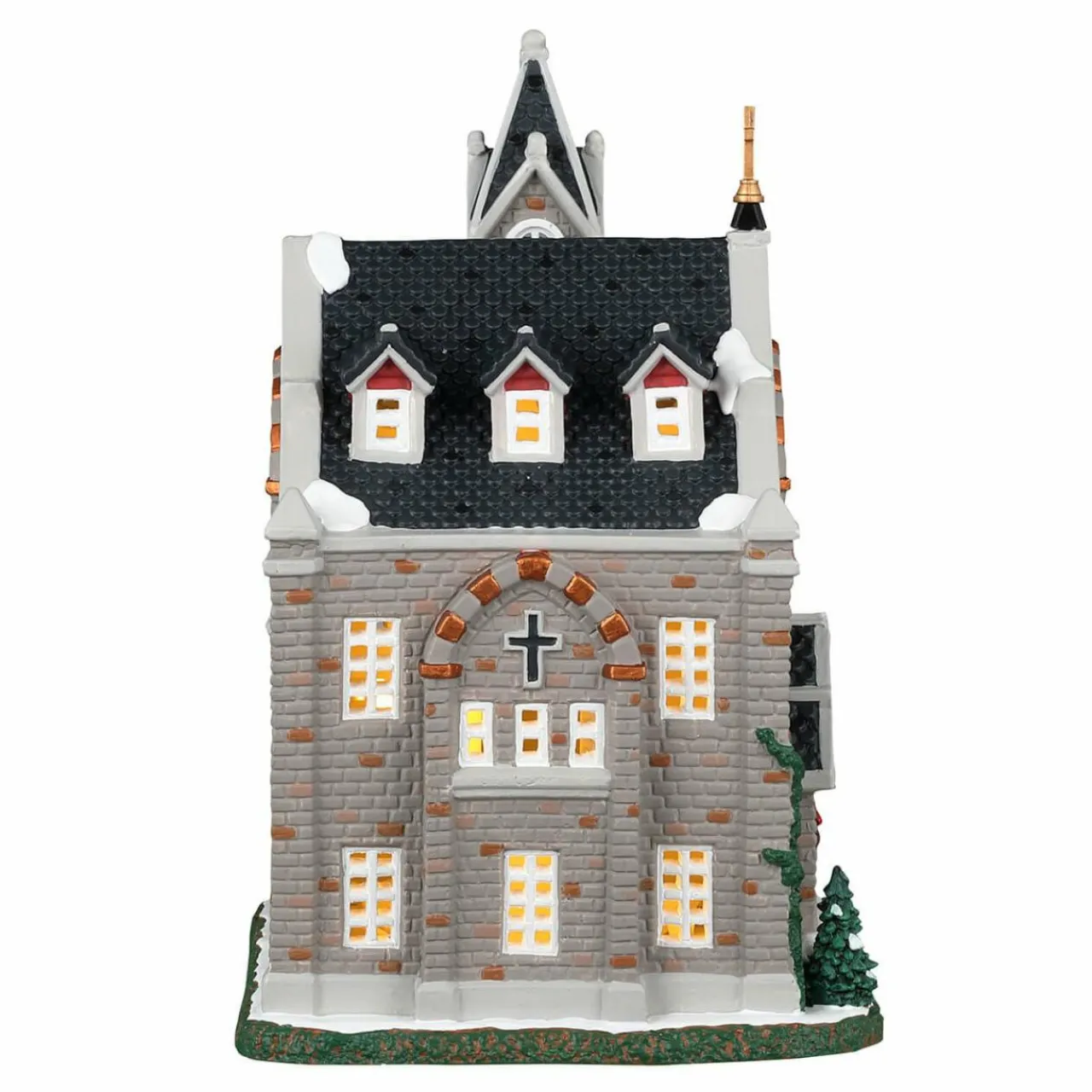 LEMAX Village de Noël lumineux Eglise St Luke Outlet