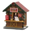 LEMAX Village de Noël lumineux Stand de cidre et vin chaud New