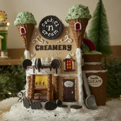 LEMAX Village de Noël à piles lumineux Glacier Cookies n' cream Sale