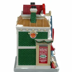 LEMAX Village de Noël à piles lumineux Boutique de jouets Fur-Ever Outlet