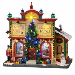 LEMAX Village de Noël à piles lumineux Boutique de Cranberry Hill Hot