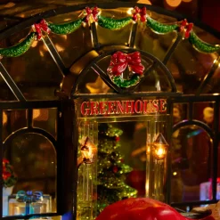 KAEMINGK Village de Noël lumineux, animé et musical La fabrique à jouets Multicolore Clearance