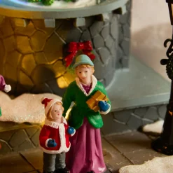 KAEMINGK Village de Noël lumineux, animé et musical La fabrique à jouets Multicolore Clearance