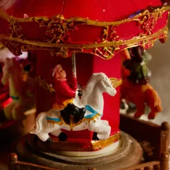 KAEMINGK Village de Noël lumineux animé et musical (H27 cm) Parc d'attraction Multicolore