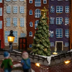 KAEMINGK Village de Noël lumineux et musical Amsterdam Clearance