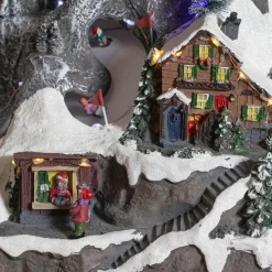 KAEMINGK Village de Noël lumineux Joie d'hiver Multicolore New