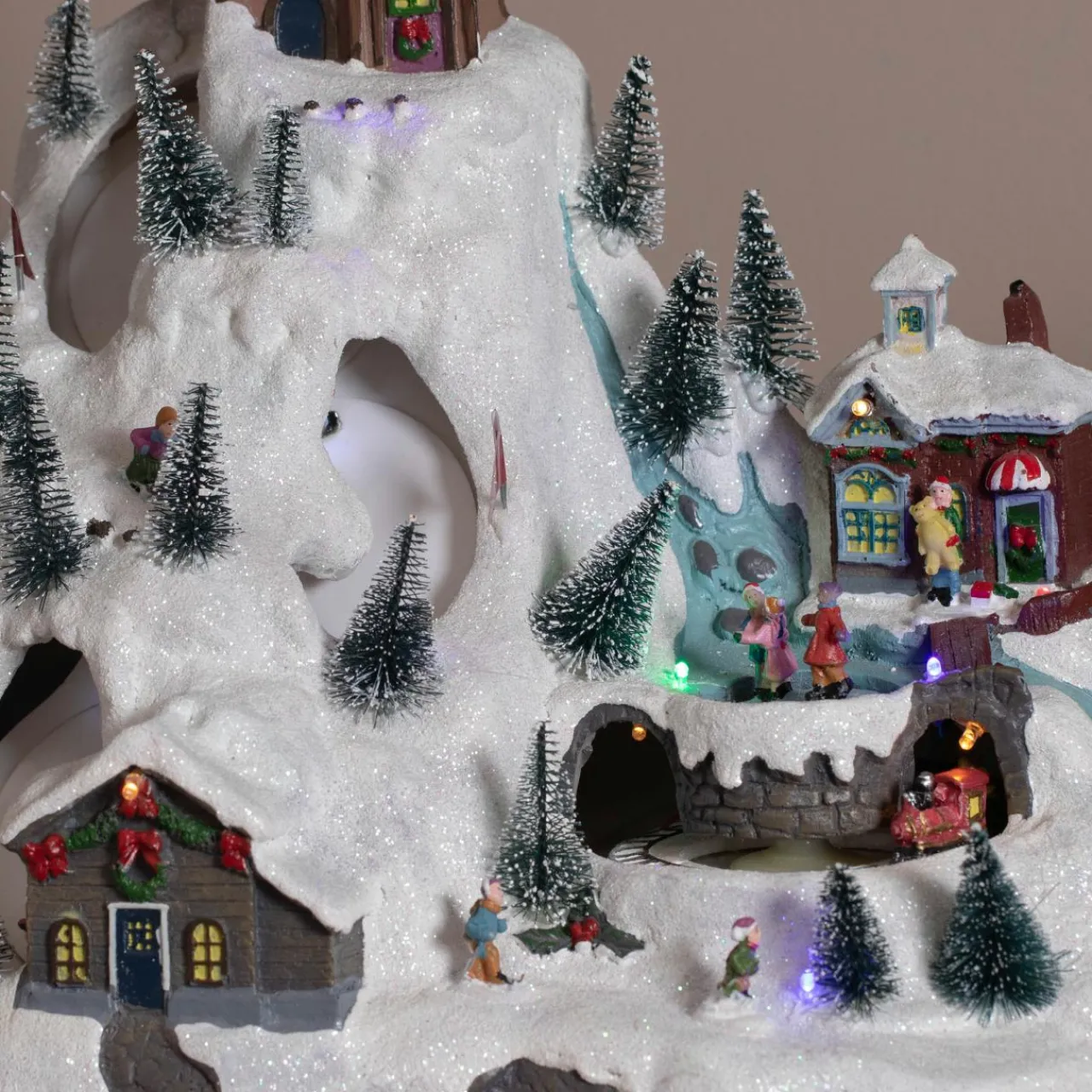 KAEMINGK Village de Noël lumineux Joie d'hiver Multicolore New