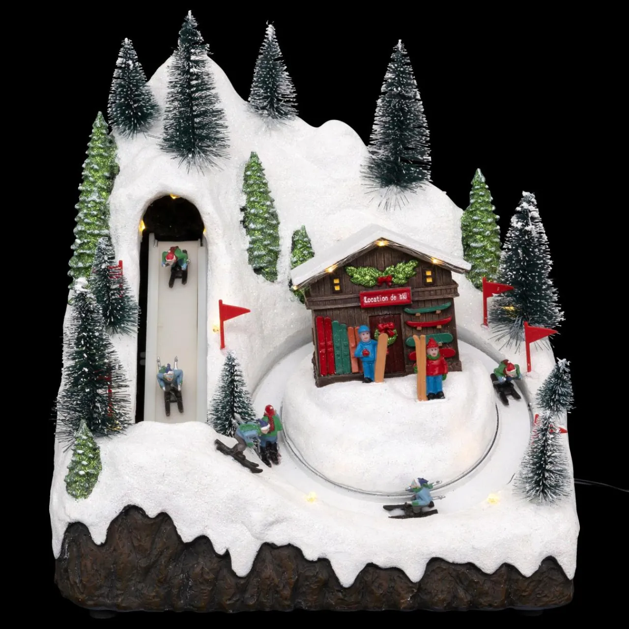 Feeric Lights & Christmas Village de Noël lumineux Pistes de ski Outlet