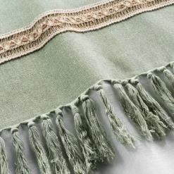 DOUCEUR D'INTERIEUR Voilage coton (140 x 240 cm) Janara Vert sauge Outlet