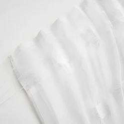 EMINZA Voilage galon fronceur pompons (280 x 240 cm) Suzie Blanc Sale