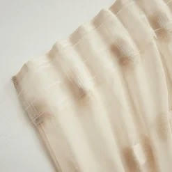 EMINZA Voilage galon fronceur pompons (140 x 240 cm) Suzie Beige Sale