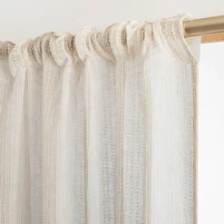 EMINZA Voilage galon fronceur (280 x 240 cm) Arthur Beige New