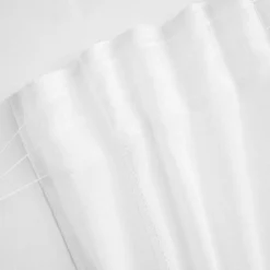 EMINZA Voilage galon fronceur (140 x 240 cm) Léontine Blanc Discount