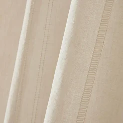 EMINZA Voilage galon fronceur (280 x 240 cm) Léontine Beige Discount