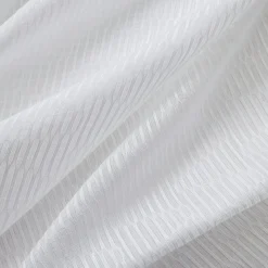 EMINZA Voilage galon fronceur (140 x 240 cm) Maël Blanc Clearance
