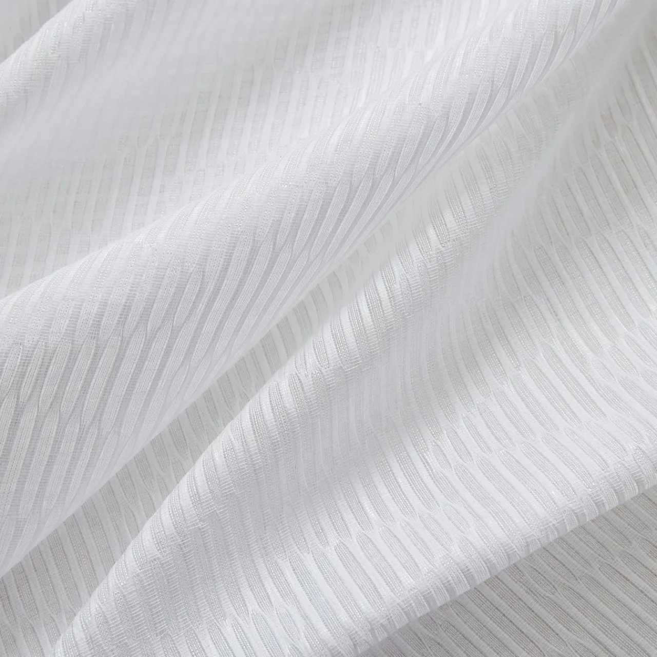 EMINZA Voilage galon fronceur (280 x 240 cm) Maël Blanc New