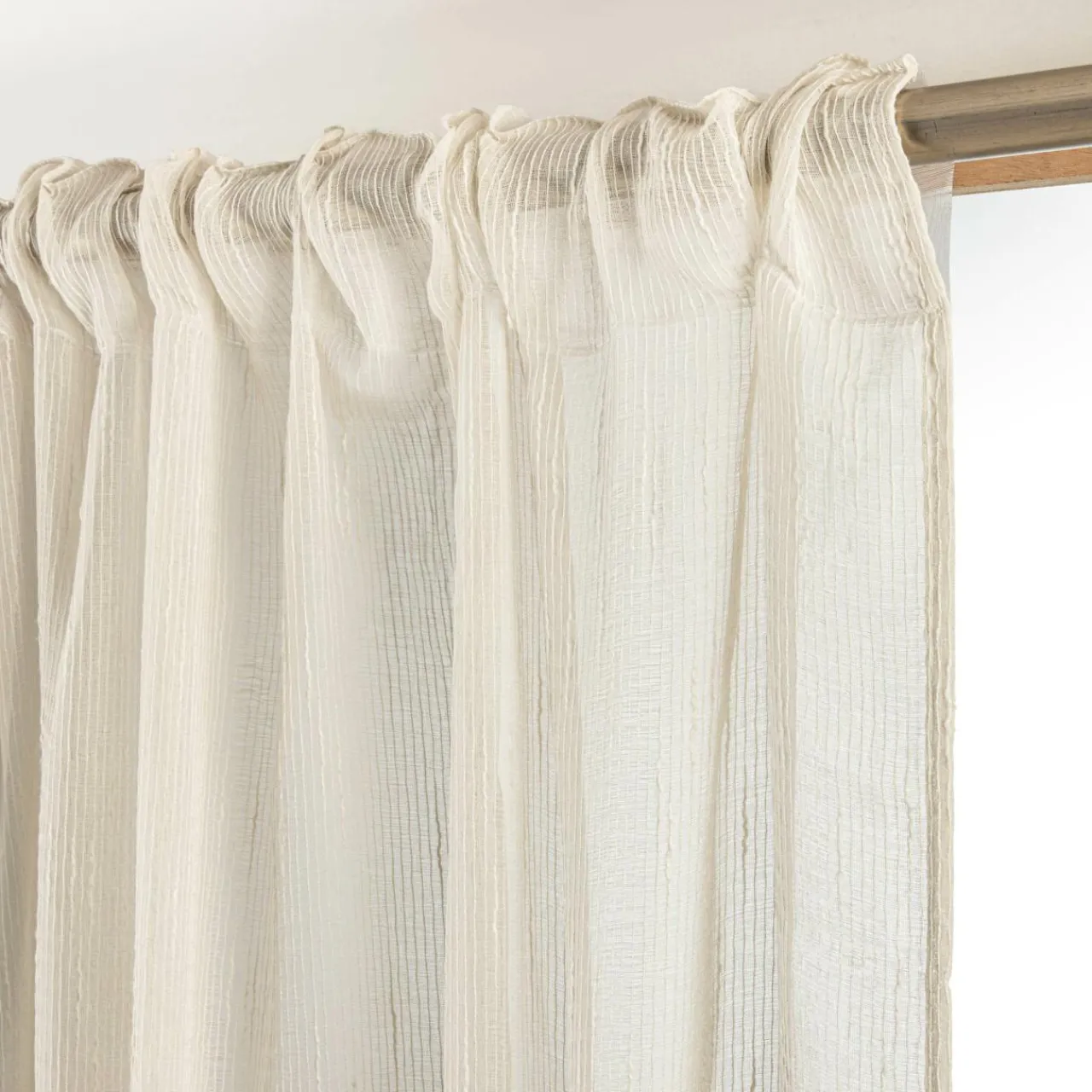 EMINZA Voilage galon fronceur (140 x 240 cm) Raphaël Beige Online