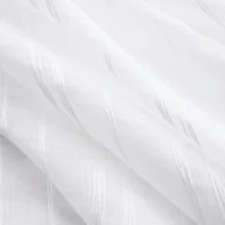 EMINZA Voilage galon fronceur (280 x 240 cm) Théo Blanc