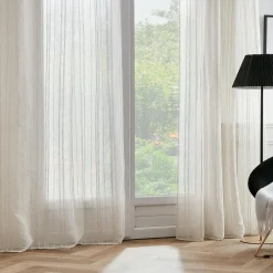 EMINZA Voilage galon fronceur (140 x 240 cm) Théo Beige New