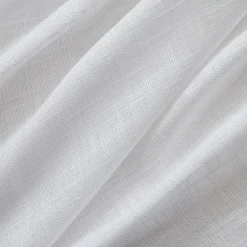 EMINZA Voilage grande largeur effet lin (400 x 240 cm) Robin Blanc Outlet