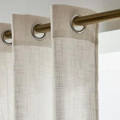 EMINZA Voilage œillets effet lin (140 x 240 cm) Robin Beige Sale