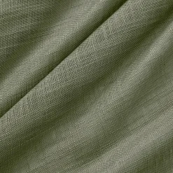 EMINZA Voilage œillets effet lin (140 x 280 cm) Robin Vert romarin Hot