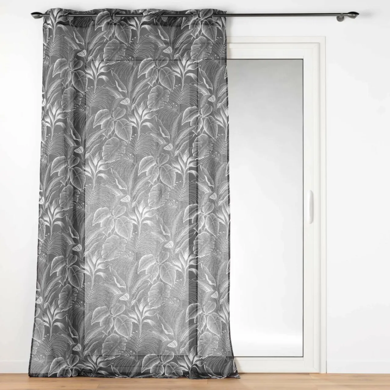 DOUCEUR D'INTERIEUR Voilage œillets (140 x 240 cm) Cabana Noir