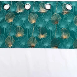 DOUCEUR D'INTERIEUR Voilage œillets (140 x 240 cm) Clairine Vert émeraude Discount