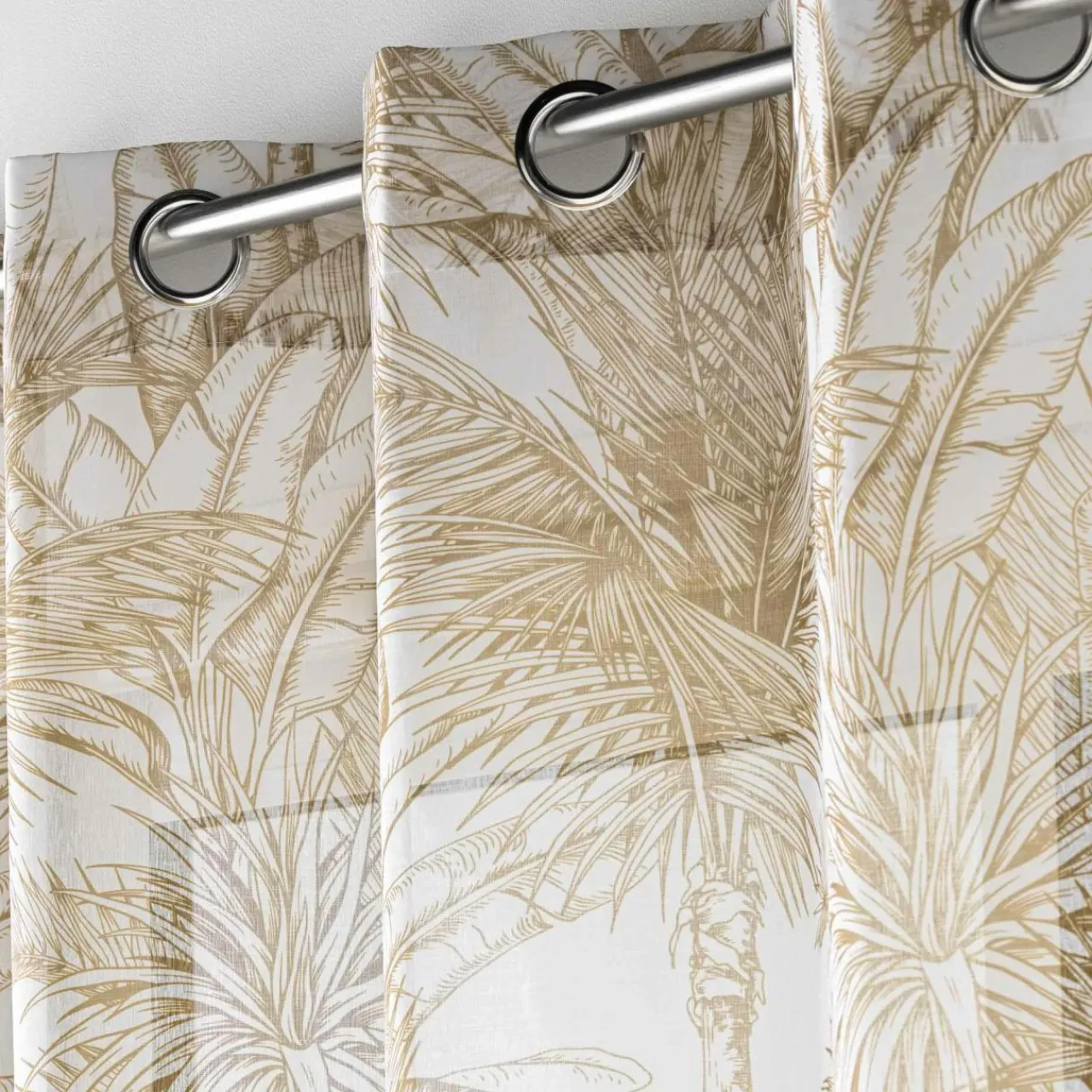 douceur d'intu017drieur Voilage œillets (140 x 240 cm) Dune Beige Discount