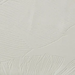 ATMOSPHERA Voilage œillets (140 x 240 cm) Feuille Blanc Discount