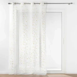 DOUCEUR D'INTERIEUR Voilage œillets (140 x 240 cm) Flessia Or New