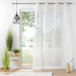DOUCEUR D'INTERIEUR Voilage œillets (140 x 240 cm) Flessia Or New