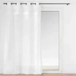 douceur d'intu017drieur Voilage œillets (140 x 240 cm) Frangina Blanc New