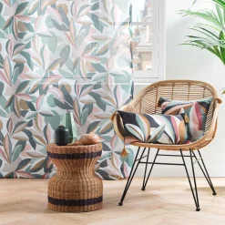 DOUCEUR D'INTERIEUR Voilage œillets (140 x 240 cm) Lavinia Multicolore Sale