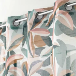 DOUCEUR D'INTERIEUR Voilage œillets (140 x 240 cm) Lavinia Multicolore Sale