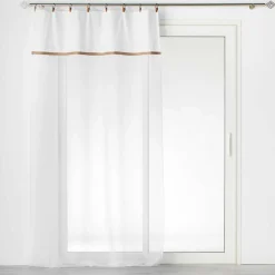 DOUCEUR D'INTERIEUR Voilage œillets (140 x 240 cm) Leana Blanc Outlet
