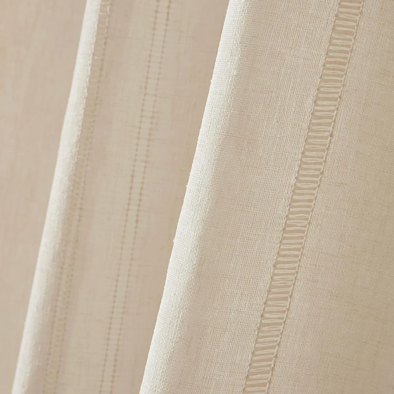 EMINZA Voilage œillets (180 x 240 cm) Léontine Beige Clearance