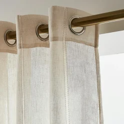 EMINZA Voilage œillets (280 x 240 cm) Léontine Beige Online