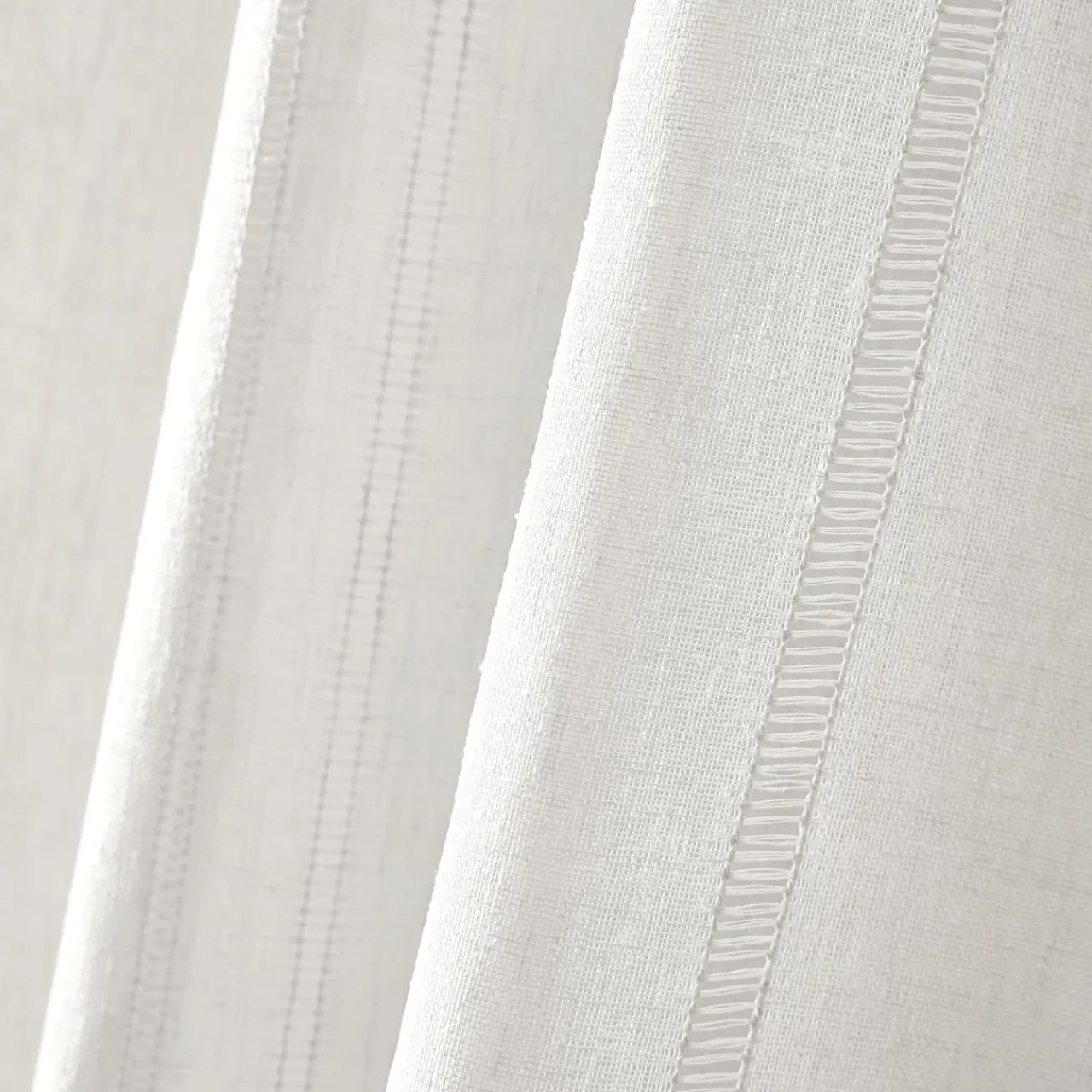 EMINZA Voilage œillets (180 x 240 cm) Léontine Blanc New