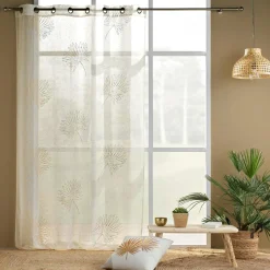 douceur d'intu017drieur Voilage œillets (140 x 240 cm) Lotus Beige