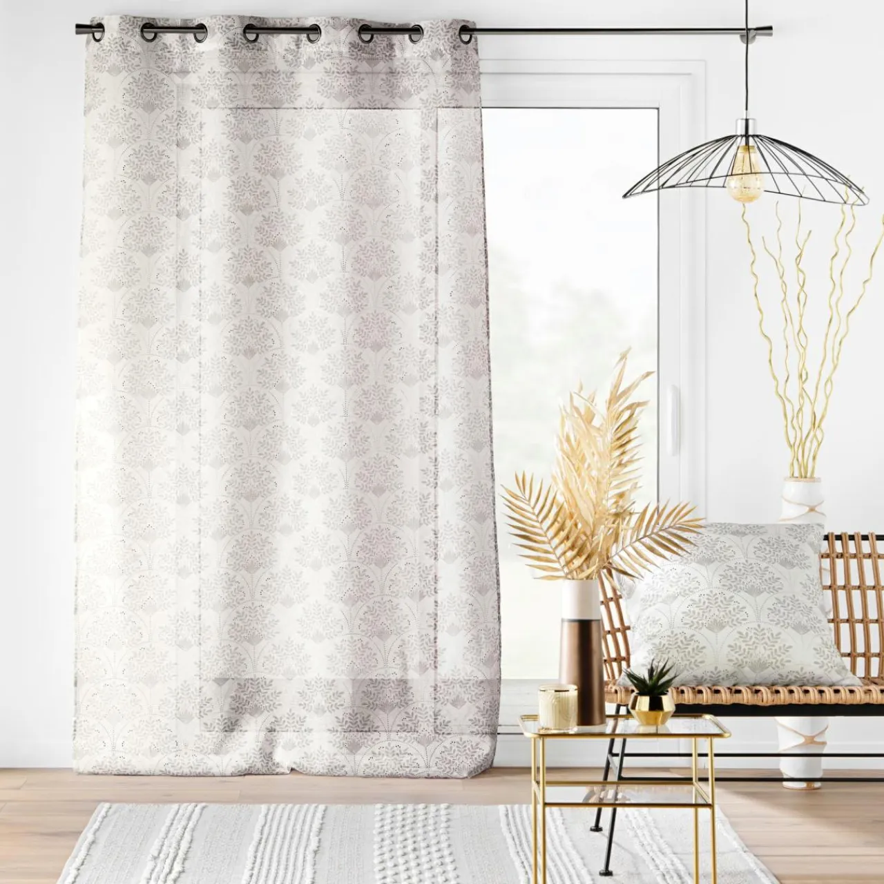 douceur d'intu017drieur Voilage œillets (140 x 240 cm) Majestia Blanc Best