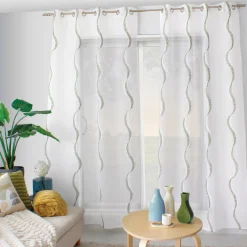 ENJOY HOME Voilage œillets (140 x 240 cm) Matisse Vert olive Sale