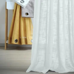 LOVELY CASA Voilage œillets (135 x 260 cm) Ontario Blanc Clearance