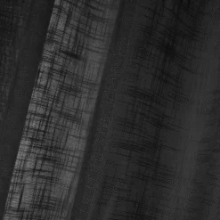 LOVELY CASA Voilage œillets (135 x 260 cm) Ontario Noir Hot