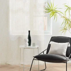 DOUCEUR D'INTERIEUR Voilage œillets (140 x 240 cm) Pandore Blanc Sale