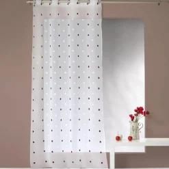 ENJOY HOME Voilage œillets (140 x 240 cm) Pointia Bordeaux Clearance
